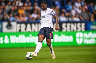 Ricardo Santos #5 of Bolton Wanderers in action during the game