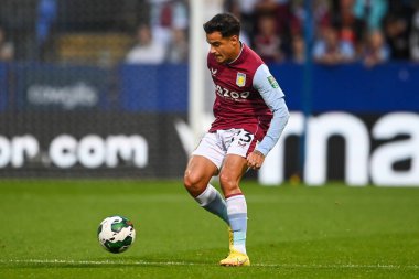 Philippe Coutinho #23 of Aston Villa  in action during the game