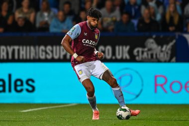Tyrone Mings #5 of Aston Villa in action during the game