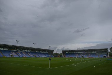 General view inside of Montgomery Waters Meadow, home of Shrewsbury Town