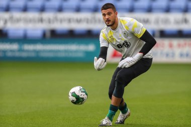 Arijanet Muri #49 of Burnley warms up ahead of kick off 