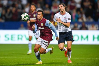 Philippe Coutinho #23 of Aston Villa  in action during the game