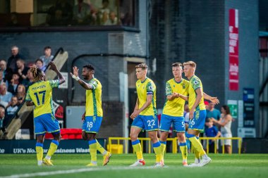 Sam Surridge #16 of Nottingham Forest celebrates scoring his teams second of the game