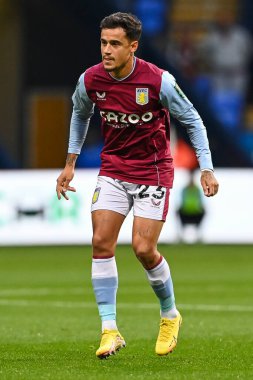 Philippe Coutinho #23 of Aston Villa  during the game