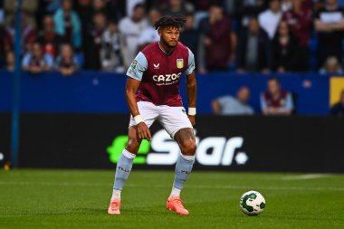 Tyrone Mings #5 of Aston Villa in action during the game