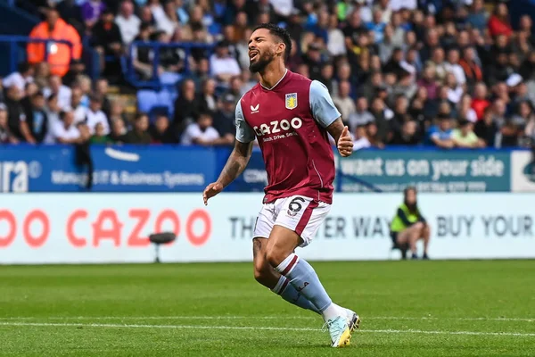 Douglas Luiz Aston Villa Reacts Missed Chance Goal — Fotografia de Stock