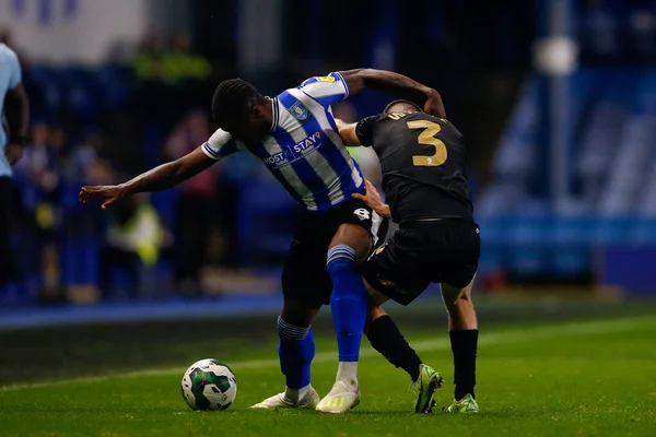 Dennis Adeniran Sheffield Wednesday Aidan White Rochdale — Stockfoto