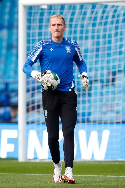 Cameron Dawson Sheffield Wednesday Warms Game — Stockfoto