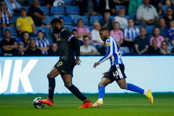 Ethan Ebanks-Landell #6 of Rochdale and Sylla Sow #40 of Sheffield Wednesday 