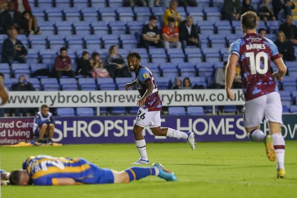 Samuel Bastien Burnley Celebrates His Goal Make — Fotografia de Stock