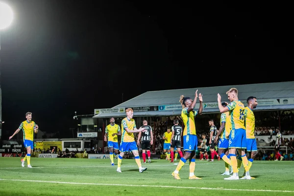 Sam Surridge #16 of Nottingham Forest celebrates his second and his teams third of the game