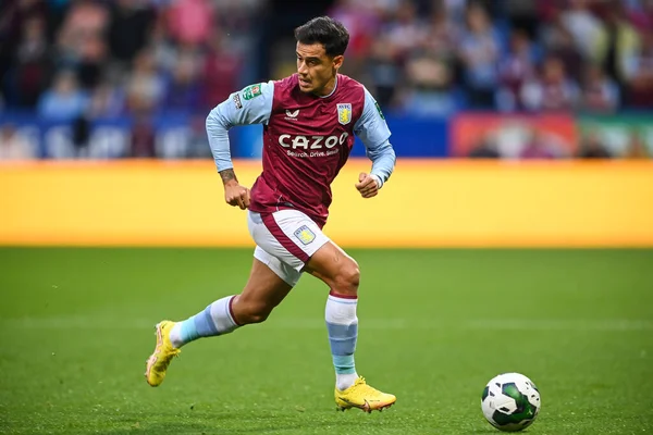 Philippe Coutinho #23 of Aston Villa in action during the game
