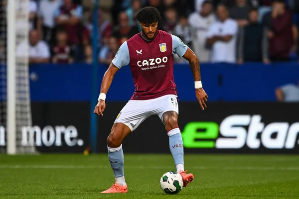 Tyrone Mings #5 of Aston Villa in action during the game