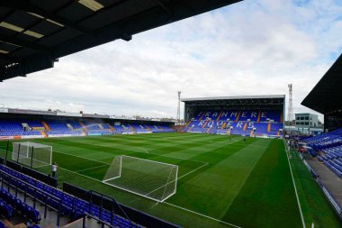 General view of Prenton Park Stadium before the game