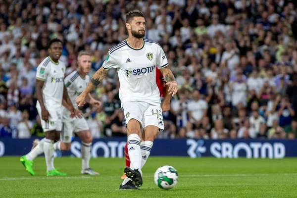 Mateusz Klich Leeds United Takes Penalty First Half Makes — Fotografia de Stock