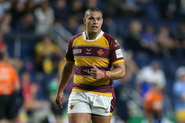 Tui Lolohea #6 of Huddersfield Giants during the game 