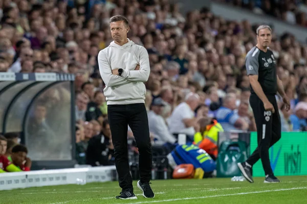 Jesse Marsch Leeds United 'ın maç boyunca menajeri. 