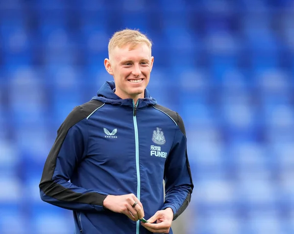 Sean Longstaff Newcastle United Inspects Pitch Game — Foto Stock
