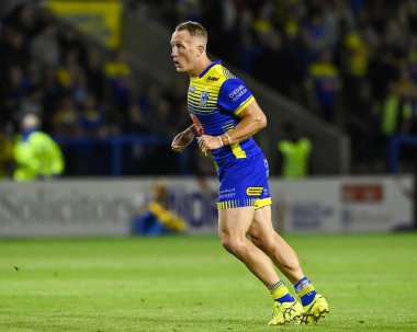 Jason Clark #14 of Warrington Wolves during the game