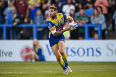 Daryl Clark #9 of Warrington Wolves in action