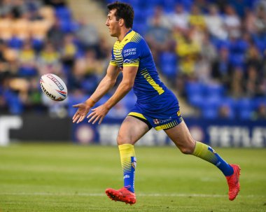 Stefan Ratchford #1 of Warrington Wolves in action during the game