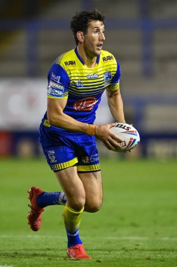 Stefan Ratchford #1 of Warrington Wolves makes a break