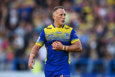 Jason Clark #14 of Warrington Wolves during the game