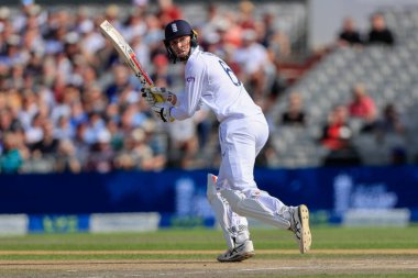 Zac Crawley of England in action during the 2nd Test