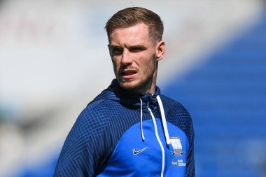 Liam Lindsay (6) of Preston North End pre match pitch inspection