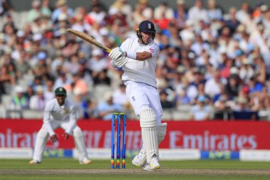 Stuart Broad of England in action during the 2nd Test