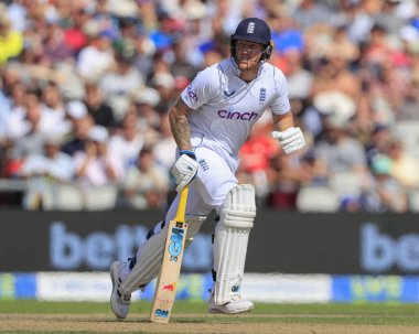 Ben Stokes of England running between the wickets
