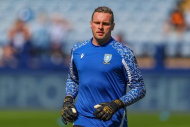 David Stockdale #31 of Sheffield Wednesday warms up ahead of kick off