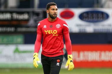Wes Foderingham #18 of Sheffield United during the warm up 