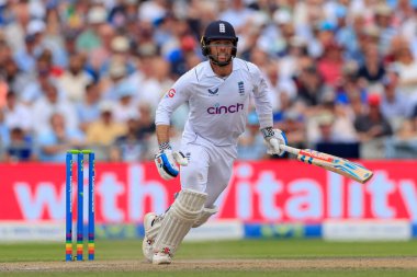 Ben Foakes of England runs between the wickets