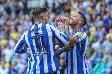 Lee Gregory #9 of Sheffield Wednesday celebrates his goal to make it 4-0