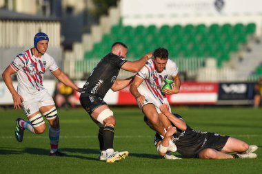 Joe Jenkins of Bristol Bears in action during the game 