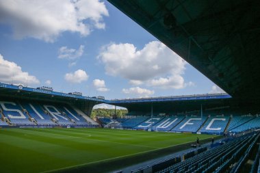 General view inside of Hillsborough Stadium, home of Sheffield Wednesday