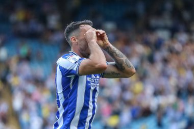 Lee Gregory #9 of Sheffield Wednesday celebrates his goal to make it 4-0