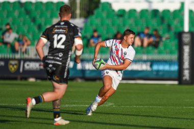Callum Sheedy of Bristol Bears in action during the game 