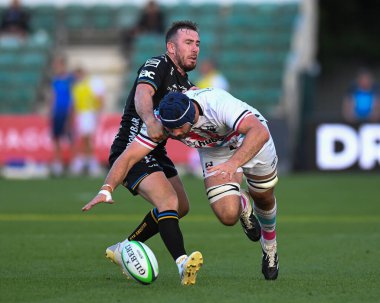John Hawkins of Bristol Bears in action during the game 