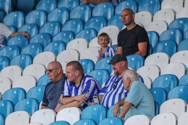 Sheffield Wednesday fans arrive at the game ahead of kick off