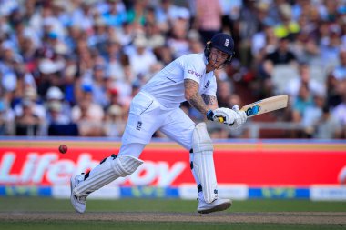 Ben Stokes batting for England