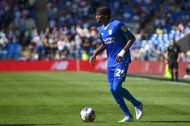 Jaden Philogene-Bidace #25 of Cardiff City  in action during the game 