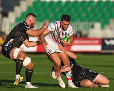 Joe Jenkins of Bristol Bears in action during the game 
