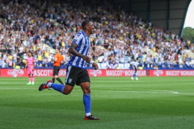Liam Palmer #2 of Sheffield Wednesday celebrates his goal to make it 3-0