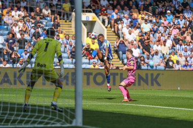Liam Palmer #2 of Sheffield Wednesday has a shot at goal