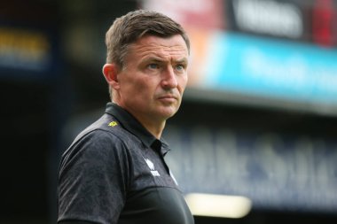 Paul Heckingbottom manager of Sheffield United arriving at the stadium