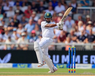 Keegan Petersen batting for South Africa