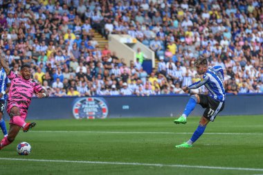 Josh Windass #11 of Sheffield Wednesday scores a goal to make it 1-0
