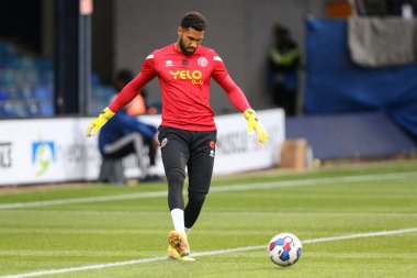 Wes Foderingham #18 of Sheffield United during the warm up 